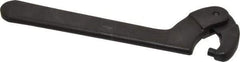 Martin Tools - 1-1/4" to 3" Capacity, Adjustable Pin Spanner Wrench - 8-1/8" OAL, 7/32" Hook Pin Height - Exact Tool & Supply