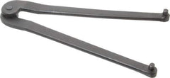Martin Tools - 3" Capacity, Adjustable Face Spanner Wrench - 8-1/4" OAL, 3/16" Hook Pin Height - Exact Tool & Supply