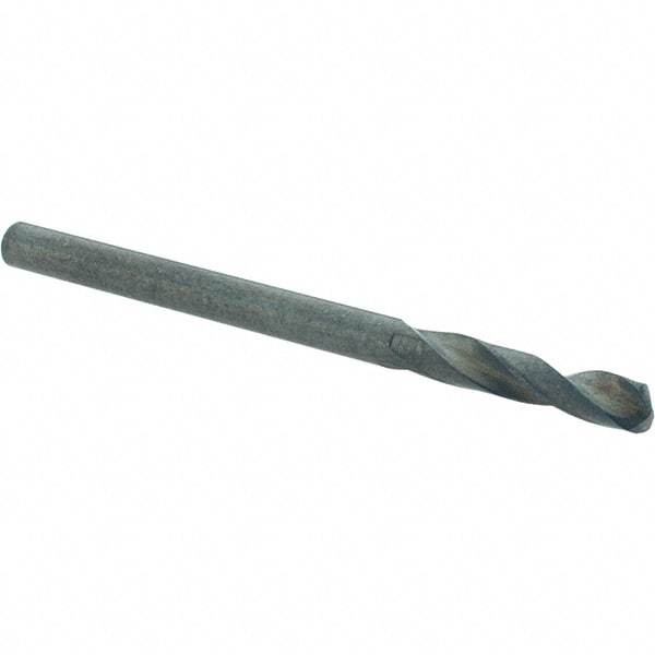 Guhring - 3.15mm 130° Spiral Flute Cobalt Screw Machine Drill Bit - Oxide Finish, Right Hand Cut, 18mm Flute Length, 49mm OAL, Standard Point, Straight Shank - Exact Tool & Supply
