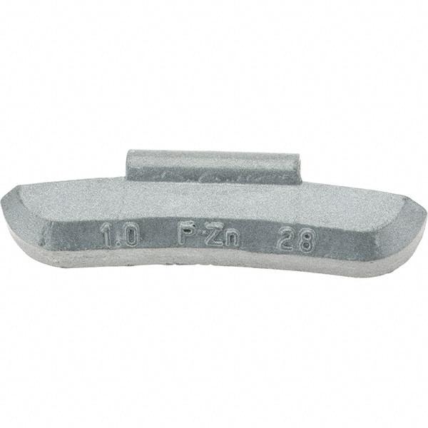 Perfect Equipment - 1 oz P Wheel Weight - Zinc, For Use with Automotive & Light Trucks - Exact Tool & Supply