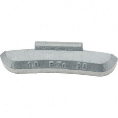 Perfect Equipment - 1 oz P Wheel Weight - Zinc, For Use with Automotive & Light Trucks - Exact Tool & Supply