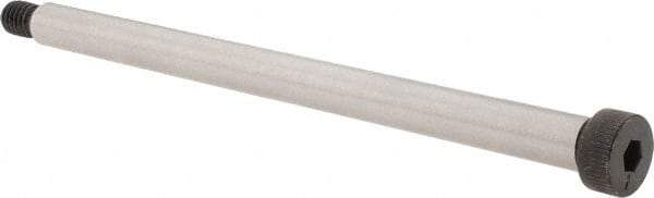 Made in USA - 3/8" Shoulder Diam x 5-1/2" Shoulder Length, 5/16-18 UNC, Hex Socket Shoulder Screw - 4037 Alloy Steel, Uncoated, 1/4" Head Height x 9/16" Head Diam - Exact Tool & Supply