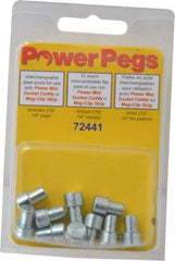 Triton - Tool Box Steel Power Peg - 5/16" Wide x 9/16" High, Plain Steel, For Mag Clip Socket Strips, Socket Caddies, Power Mats - Exact Tool & Supply