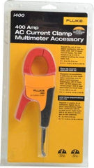 Fluke - Black/Red/Yellow Electrical Test Equipment Clamp - Use with 1577 Insulation Multimeters, Fluke 1587 - Exact Tool & Supply
