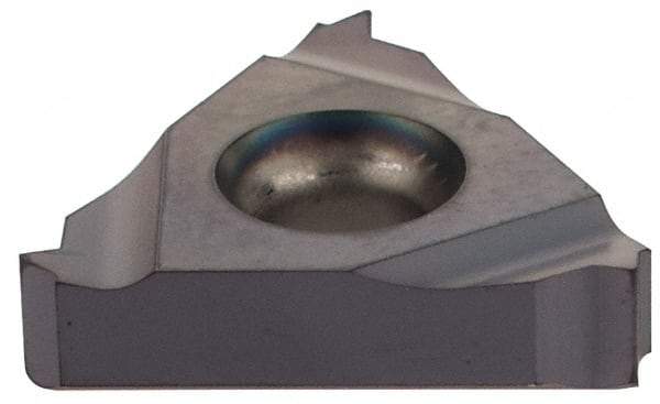 Iscar - 16ER External Right Hand 18 UN Laydown Threading Insert - Grade IC908, TiAlN Coated Carbide, 9.53mm Inscribed Circle - Exact Tool & Supply