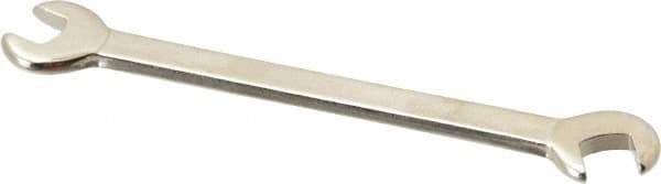 Proto - 13/64" x 15/64" Standard Ignition Open End Wrench - 3" OAL, Double End, Satin Finish, 15° & 60° Head Angle - Exact Tool & Supply