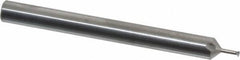Scientific Cutting Tools - 56 to 80 TPI, Internal/External Single Profile Thread Mill - #2" Noml Diam, 0.06" Cut Diam, 3/16" Shank Diam, 3 Flute, 0.034" Neck Diam, 1/8" Neck Length, 2" OAL, Bright Finish - Exact Tool & Supply