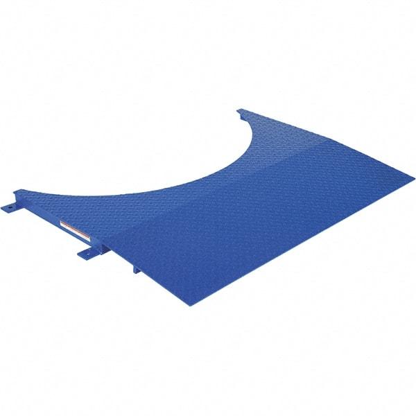 Vestil - 36" Long x 48" Wide x 2-3/8" High, Steel Stretch Wrap Machine Pallet Truck Ramp - 4,000 Lb Load Limit - Exact Tool & Supply