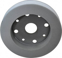 Norton - 6" Diam, 1-1/4" Hole Size, 1" Overall Thickness, 80 Grit, Type 2 Tool & Cutter Grinding Wheel - Medium Grade, Aluminum Oxide, H Hardness, Vitrified Bond, 3,600 RPM - Exact Tool & Supply