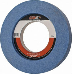 Camel Grinding Wheels - 12" Diam x 5" Hole x 2" Thick, H Hardness, 46 Grit Surface Grinding Wheel - Aluminum Oxide, Type 7, Coarse Grade, 2,228 Max RPM, Vitrified Bond, Two-Side Recess - Exact Tool & Supply