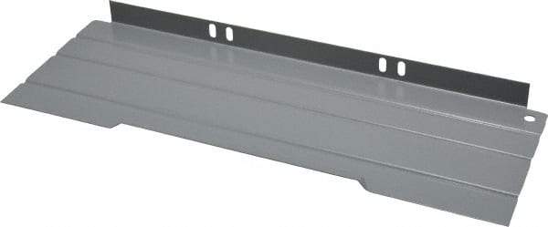 Vidmar - Tool Box Steel Drawer Divider - 12-1/4" Wide x 12-5/8" Deep x 4-1/2" High, Gray, For Vidmar Cabinets - Exact Tool & Supply