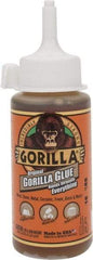 Gorilla Glue - 4 oz Bottle Brown All Purpose Glue - 20 min Working Time - Exact Tool & Supply