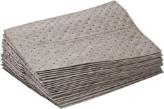 Brady SPC Sorbents - 44 Gal Capacity per Package, Universal Pad - 19" Long x 15" Wide, Polypropylene - Exact Tool & Supply
