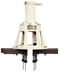 Procunier - 6 Inch Base Diameter, Round Base, Multiple Tapping Attachment - 6 Drivers, 1:2 Gear Ratio, For Use with 23000 Tappers, 29020-29037 and 29053 Machines - Exact Tool & Supply