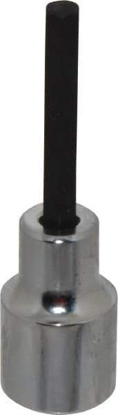Proto - 1/2" Drive, 1/4" Hex Bit Socket - 3-1/4" OAL, 1-3/4" Bit Length - Exact Tool & Supply