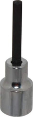 Proto - 1/2" Drive, 1/4" Hex Bit Socket - 3-1/4" OAL, 1-3/4" Bit Length - Exact Tool & Supply