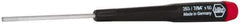 Wiha - 7/64" Precision Miniature Hex Driver - 2-23/64" Bade Length, Tapered Handle, 6-3/4" OAL - Exact Tool & Supply