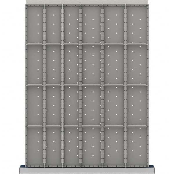 LISTA - 24-Compartment Drawer Divider Layout for 3.15" High Drawers - Exact Tool & Supply