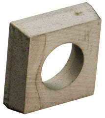 Kennametal - 3.96mm Inscribed Circle, Triangle Threading Shim for Indexables - 0.126" Thick, SM Shim Style, Left Hand, Right Hand Cut - Exact Tool & Supply