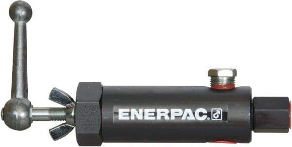 Enerpac - 1.94 GPM 3/8 Inlet Steel Hydraulic Control Valve - 10,000 psi, 3.12" Wide x 7.62" Long - Exact Tool & Supply