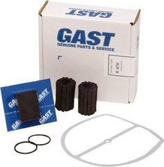 Gast - 9 Piece Air Compressor Repair Kit - For Use with Gast 0823/1023 Oil-Less "Q" Models with Internal Filtration - Exact Tool & Supply