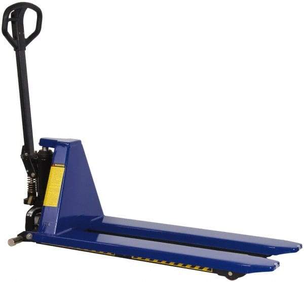 Value Collection - 2,200 Lb Capacity, 31-1/2" Lift Portable Skid Lifter - 3-1/2" Min Lift Height, 43" Fork Length x 20" Fork Width, 20" Overall Width - Exact Tool & Supply