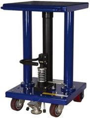 Value Collection - 500 Lb Capacity Hydraulic Lift Table - 30" to 47-1/2" Lift Height, 18" Platform Length x 18" Platform Width - Exact Tool & Supply