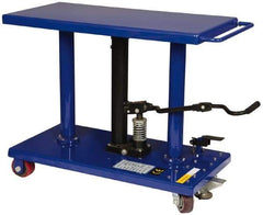 Value Collection - 1,000 Lb Capacity Hydraulic Lift Table - 30" to 47-1/2" Lift Height, 36" Platform Length x 18" Platform Width - Exact Tool & Supply