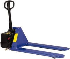 Value Collection - 2,200 Lb Capacity, 31" Lift Height, Battery Operated Lift - 3-1/3" Lowered Height, 13" Load Center, 43-1/4" Fork Length, 26-3/4" Overall Width - Exact Tool & Supply