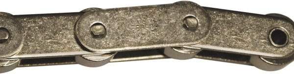 U.S. Tsubaki - 2" Pitch, ANSI C2082H, Oversize Double Pitch Roller Chain - Chain No. C2082H, 2,400 Lb. Capacity, 10 Ft. Long, 1-1/8" Roller Diam, 5/8" Roller Width - Exact Tool & Supply