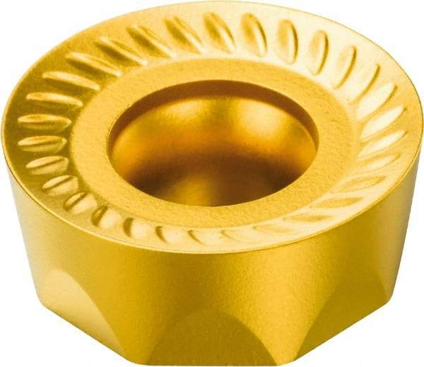 Sandvik Coromant - RCKT10T3M0 WM Grade 235 Carbide Milling Insert - TiCN/TiN Finish, 3.97mm Thick, 10mm Inscribed Circle - Exact Tool & Supply