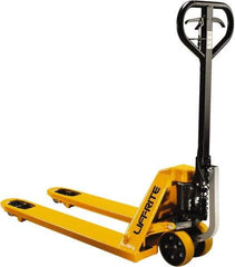 Lift-Rite - 5,000 Lb Capacity, 7-3/4" Lift Industrial Pallet Truck - 3" Min Lift Height, 48" Fork Length x 6-5/32" Fork Width, 27" Overall Width - Exact Tool & Supply