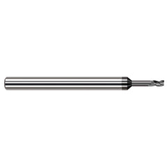 Harvey Tool - 1/64", 0.023" LOC, 1/8" Shank Diam, 2-1/2" OAL, 3 Flute Solid Carbide Square End Mill - Exact Tool & Supply