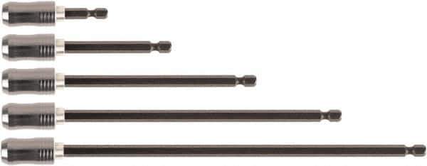 Wiha - Bit Set - 1/4" Drive, 1/4" Hex, Magnetic Bit Holder Point - Exact Tool & Supply