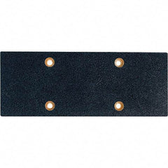 Dynabrade - 7 x 2-3/4" Rectangular Adhesive/PSA Backing Pad - Dynabug II Compatible, Screw Attachment, Nonvacuum Pad, 3/8" Thick, Medium Density - Exact Tool & Supply