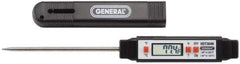 General - -40 to 302°F, -40 to 150°C, Digital Pocket Thermometer - Accurate to 1.8°F, Stainless Steel - Exact Tool & Supply