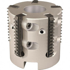 Vargus - 1.532" Cut Diam, 7.874" Max Depth of Cut, 1/2" Arbor Hole Diam, Internal/External Indexable Thread Mill - Insert Style 25S, 5 Inserts, Toolholder Style RTMC-D, 1.26" OAL - Exact Tool & Supply