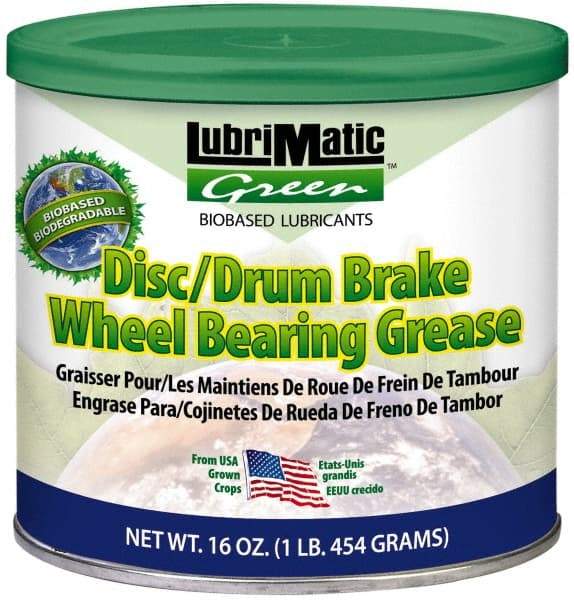 LubriMatic - 16 oz Tub Biobased General Purpose Grease - Blue, 350°F Max Temp, - Exact Tool & Supply
