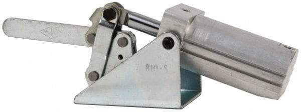 De-Sta-Co - 750 Lb Inner Hold Capacity, Horiz Mount, Air Power Hold-Down Toggle Clamp - 1/8 NPT Port, 145 Max psi, 99° Bar Opening, 45.47mm Height Under Bar - Exact Tool & Supply