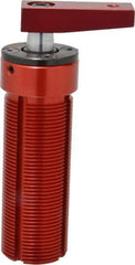 De-Sta-Co - 25 Lb Clamping Force, Left Hand Swing, 21.59mm Total Stroke, Single-Acting Pneumatic Swing Clamp - 10-32 Port, 72.9mm Body Length x 31.8mm Body Width, 4.1 cm3 (Clamp), 130 Max psi - Exact Tool & Supply