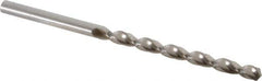 Chicago-Latrobe - 5/32" 135° High Speed Steel Jobber Drill - Bright Finish, Right Hand Cut, Parabolic Flute, Straight Shank, 3-1/8" OAL, Notched Point - Exact Tool & Supply