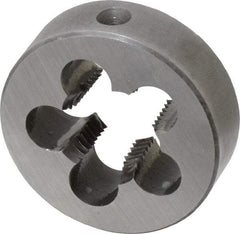 Cle-Line - 1/2-14 NPT Thread, Round Pipe Die - 2" Outside Diam, Carbon Steel - Exact Tool & Supply