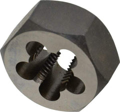 Cle-Line - 1/4-18 NPT Thread, Hex Pipe Die - Carbon Steel - Exact Tool & Supply