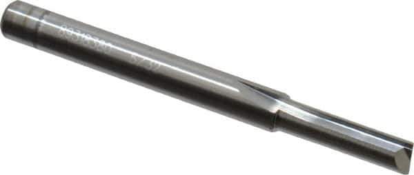 Hertel - 5/32", 1/2" LOC, 3/16" Shank Diam, 2" OAL, 2 Flute, Solid Carbide Square End Mill - Uncoated, Straight Flute, Centercutting - Exact Tool & Supply