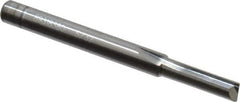 Hertel - 5/32", 1/2" LOC, 3/16" Shank Diam, 2" OAL, 2 Flute, Solid Carbide Square End Mill - Uncoated, Straight Flute, Centercutting - Exact Tool & Supply