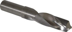 Hertel - 1-3/32" 118° High Speed Steel Screw Machine Drill Bit - Bright Finish, Right Hand Cut, 4" Flute Length, 6-3/8" OAL - Exact Tool & Supply