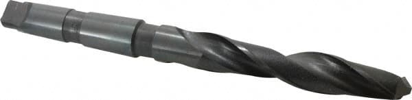 Hertel - 1-3/16", 4MT 118° Point High Speed Steel Taper Shank Drill Bit - Exact Tool & Supply