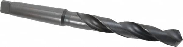 Hertel - 1-7/64", 4MT 118° Point High Speed Steel Taper Shank Drill Bit - Exact Tool & Supply