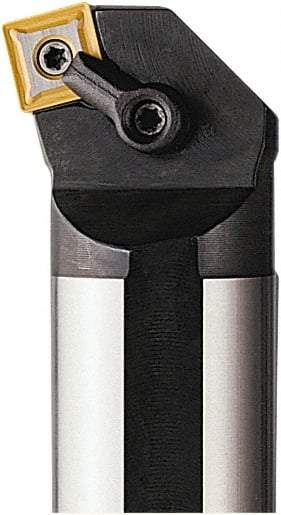 Seco - 50mm Min Bore Diam, 350mm OAL, 40mm Shank Diam, S-MSKN Indexable Boring Bar - 60mm Max Bore Depth, SN.. 1204.. Insert, Pin & Clamp Holding Method - Exact Tool & Supply