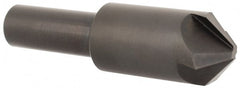 Hertel - 3/4" Head Diam, 1/2" Shank Diam, 4 Flute 100° High Speed Steel Countersink - Exact Tool & Supply